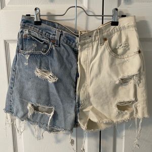 Vintage Distressed Levi’s shorts